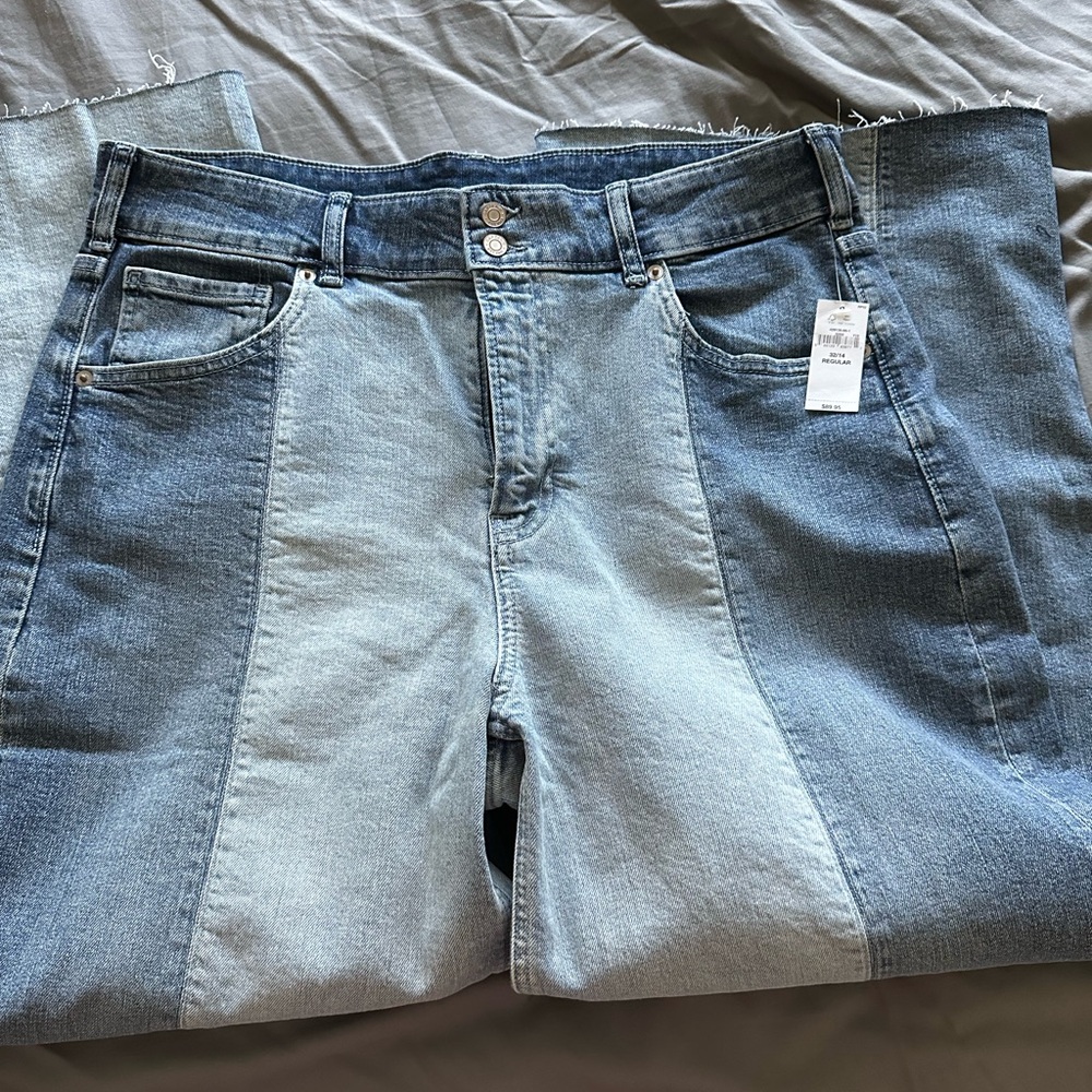 Gap pieced denim jeans NWT